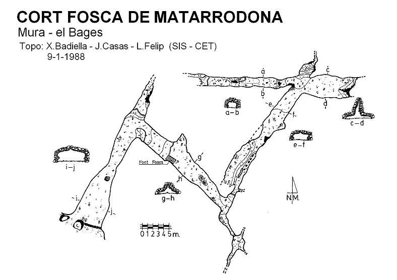 Topografia de CORT FOSCA DE MATARRODONA