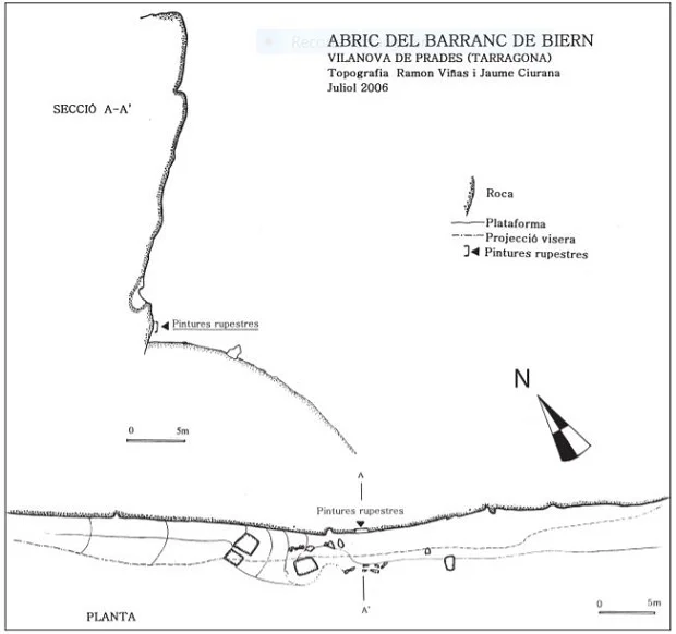 Topografía de BARRANC DE BIERN, ABRIC DEL
