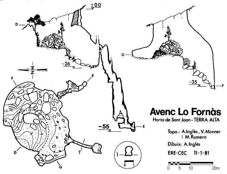 Topografía de FORNÀS, AVENC LO
