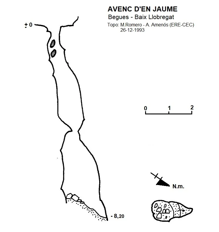 Topografia de JAUME, AVENC D'EN