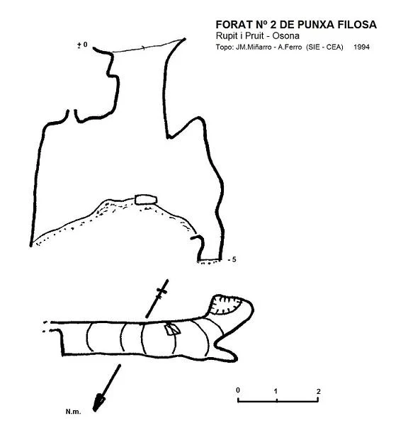 Topografia de PUNXA FILOSA, FORAT Nº2 DE