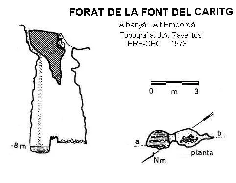 Survey of FONT DEL CARITG, FORAT DE LA
