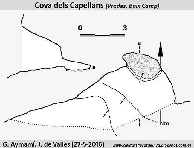 Topographie de CAPELLANS, COVA DELS