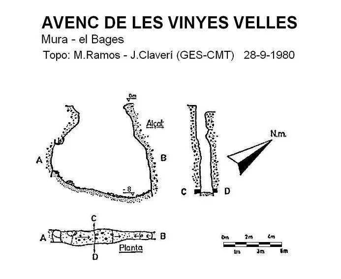 Survey of VINYES VELLES, AVENC DE LES
