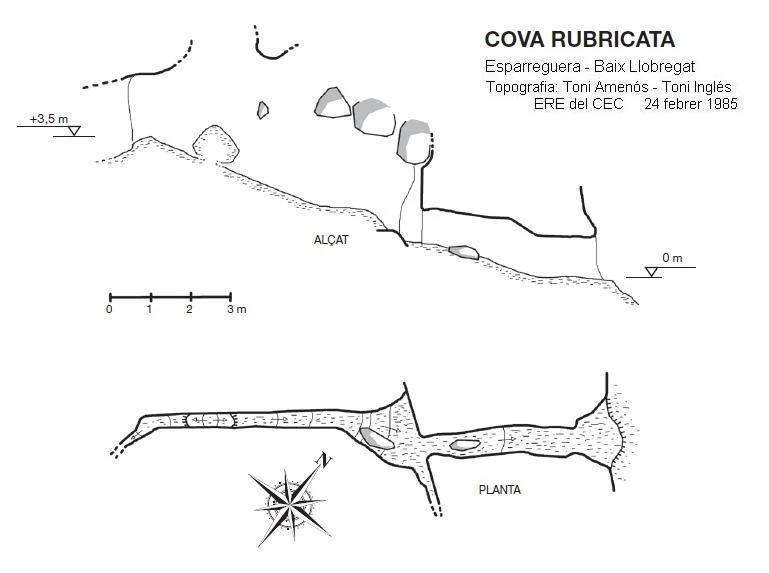 Topographie de RUBRICATA, COVA