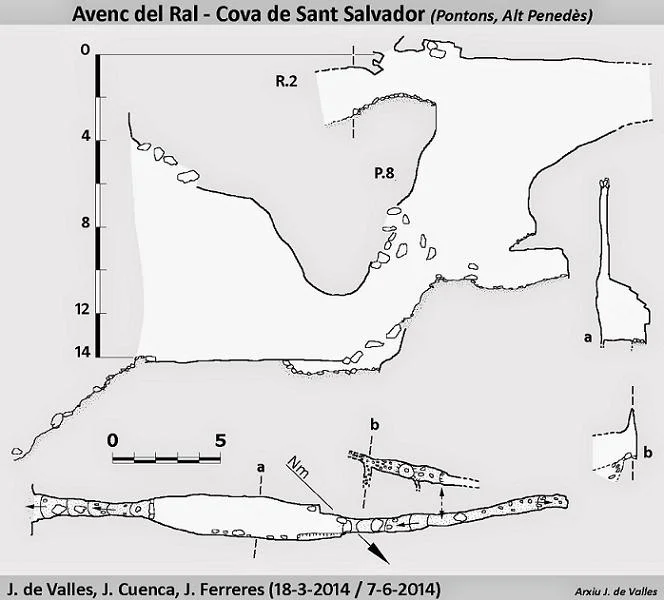 Survey of RAL, AVENC DEL - SANT SALVADOR, COVA DE