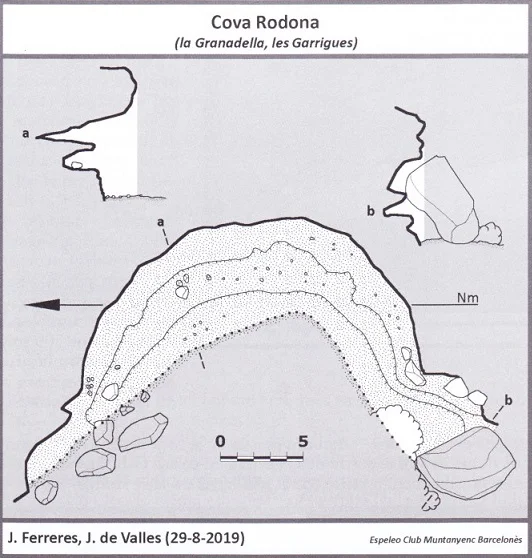 Topographie de RODONA, COVA