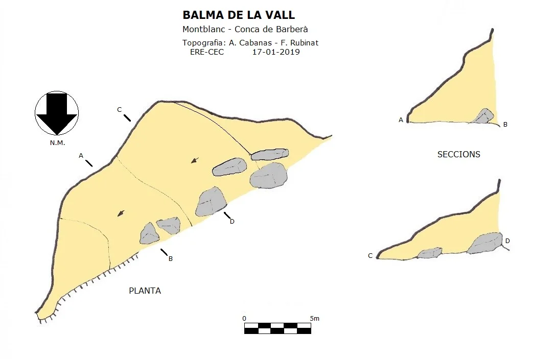 Topografía de VALL, BALMA DE LA