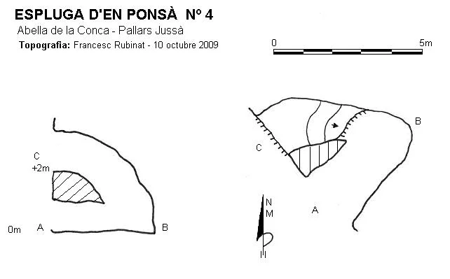 Survey of PONSÀ Nº 4, ESPLUGA D'EN