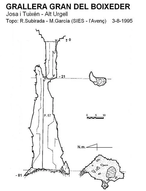 Topografía de BOIXEDER, GRALLERA GRAN DEL