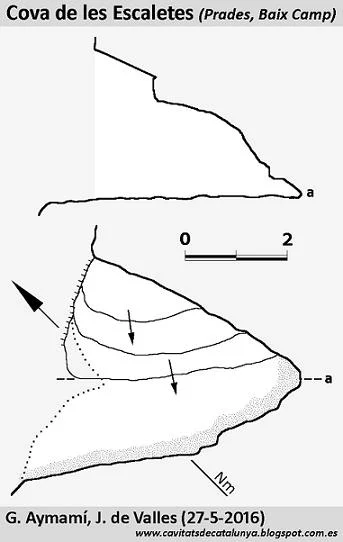 Topographie de ESCALETES, COVA DE LES