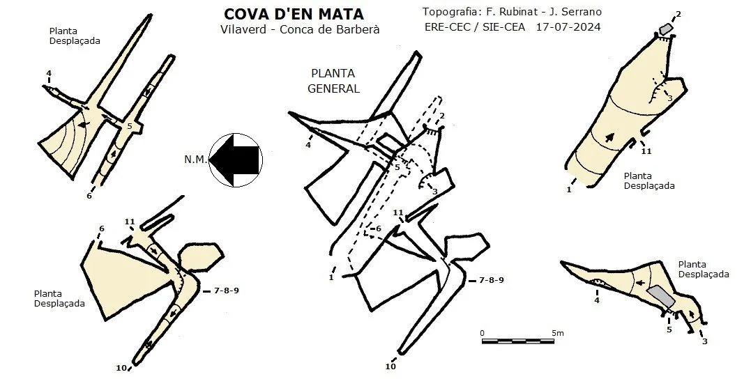 Topografia de MATA, COVA D'EN