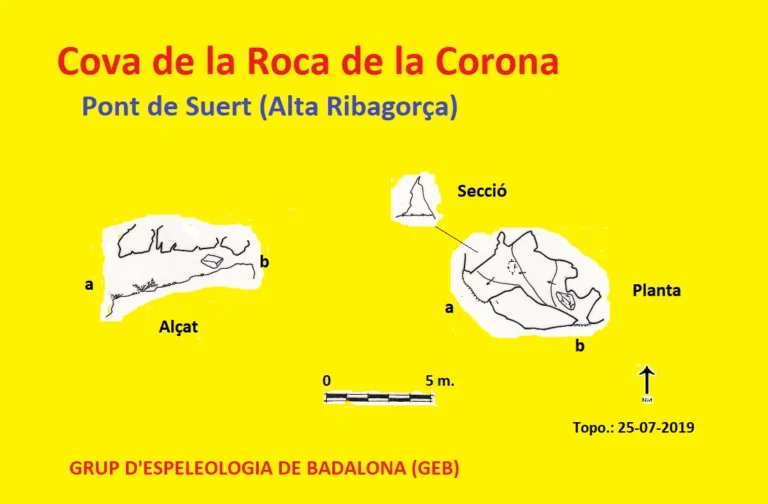 Topographie de ROCA DE LA CORONA, COVA DE LA