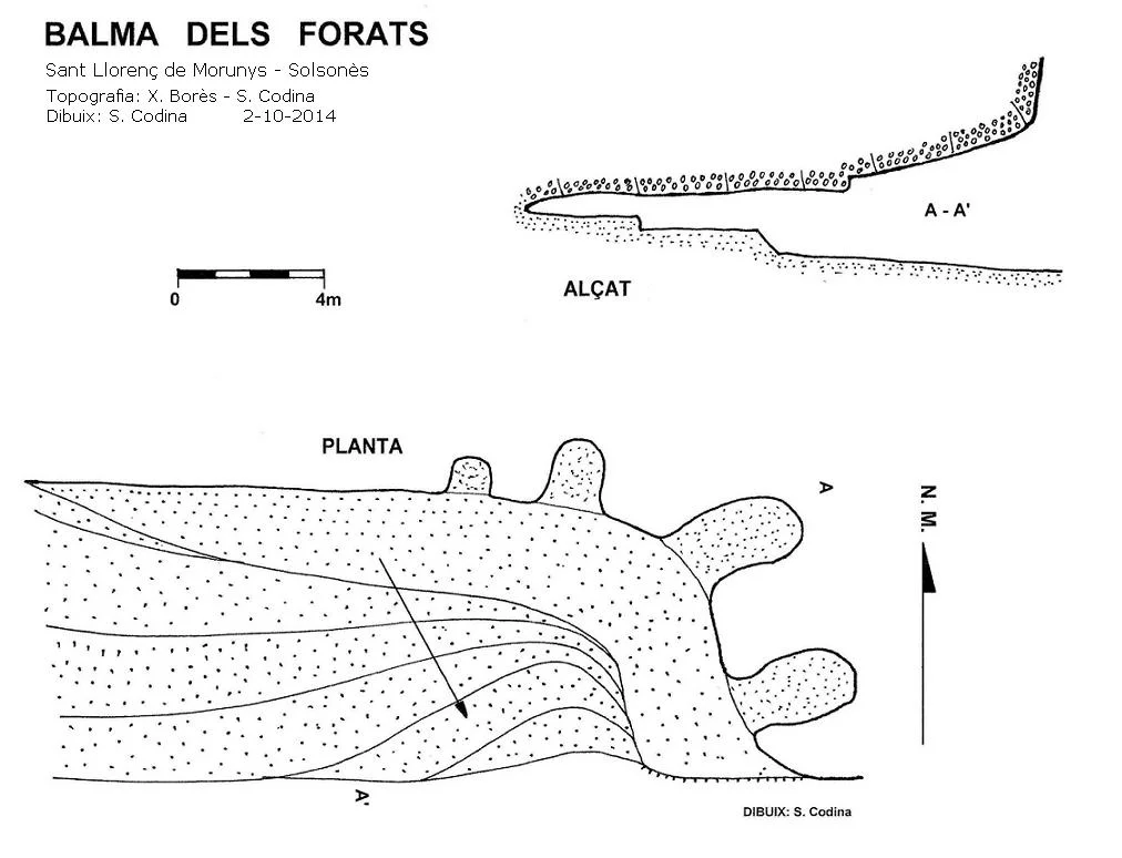 Topographie de FORATS, BALMA DELS