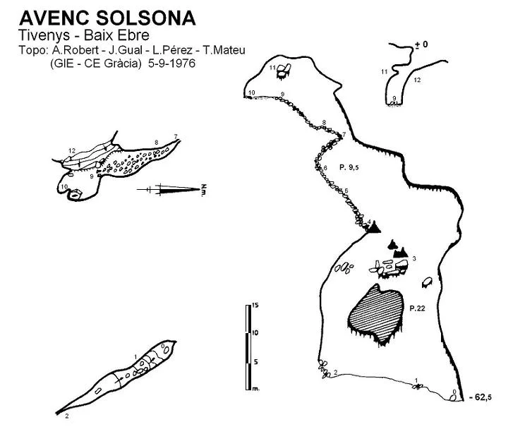Topografía de SOLSONA, AVENC