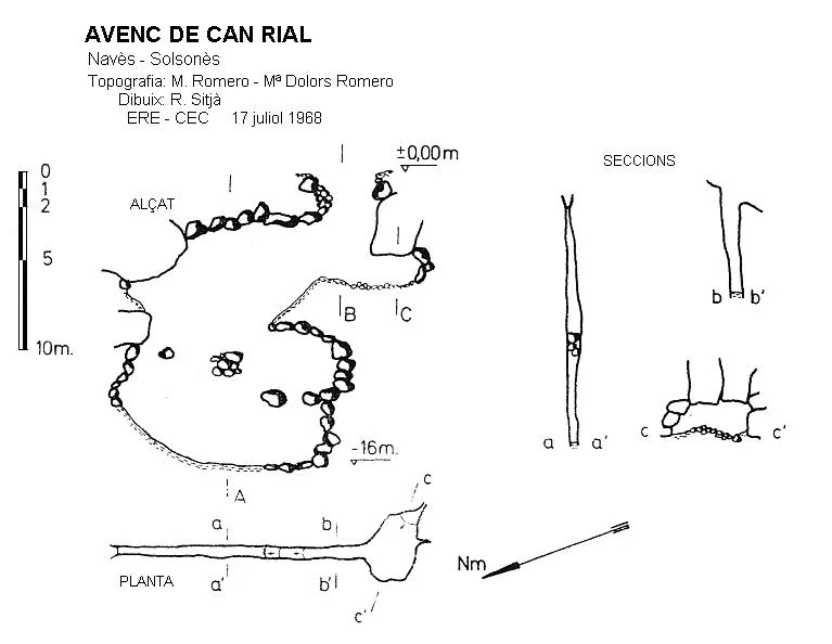 Topographie de CAN RIAL, AVENC DE