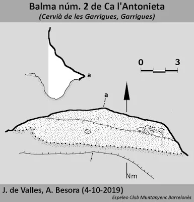 Topografia de CA L'ANTONIETA, BALMA Nº2 DE