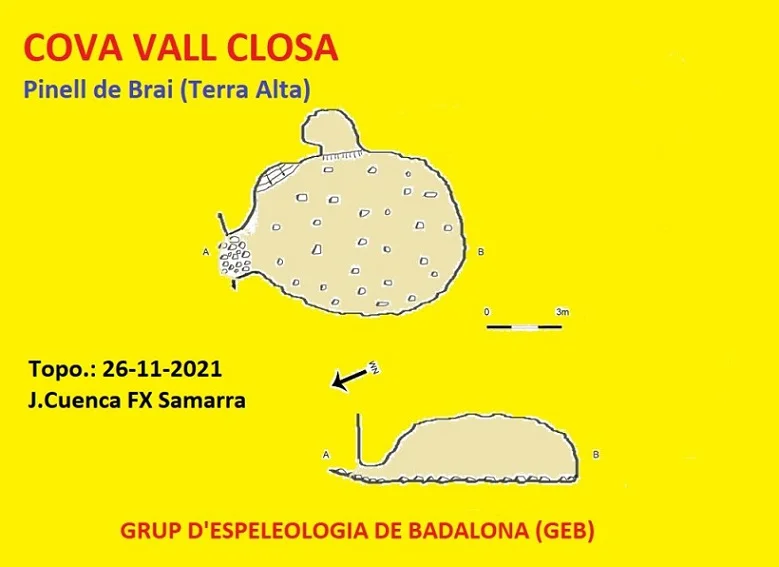 Survey of VALL CLOSA, COVA DE LA