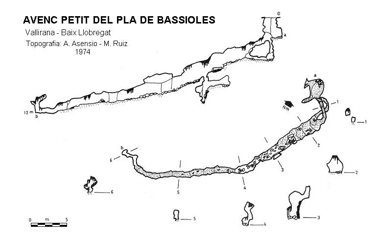 Topografia de PLA DE BASSIOLES, AVENC PETIT DEL