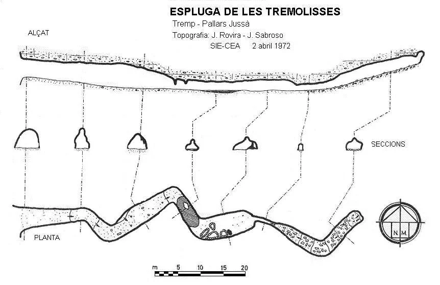 Topografia de TREMOLISSES, ESPLUGA DE LES