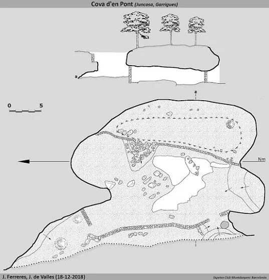 Topografia de PONT, COVA D'EN
