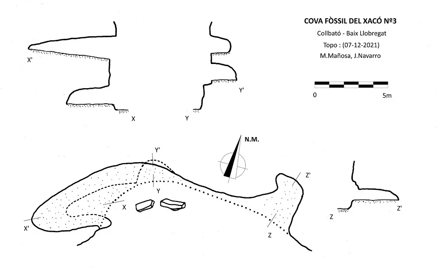 Survey of XACÓ, COVA FÒSSIL Nº3 DEL