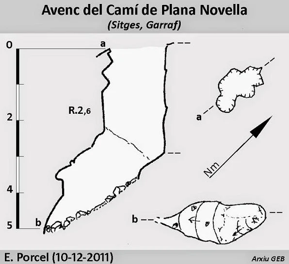 Survey of CAMÍ DE PLANA NOVELLA, AVENC DEL