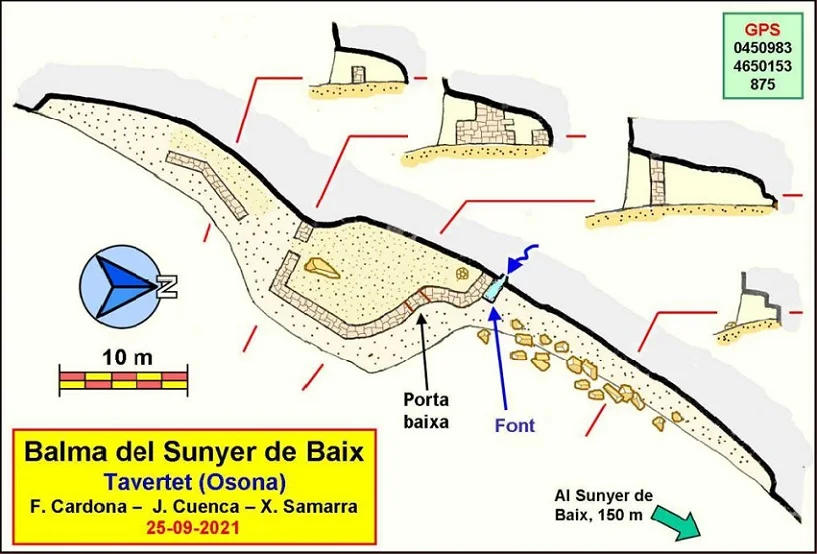 Survey of SUNYER DE BAIX, BALMA DEL