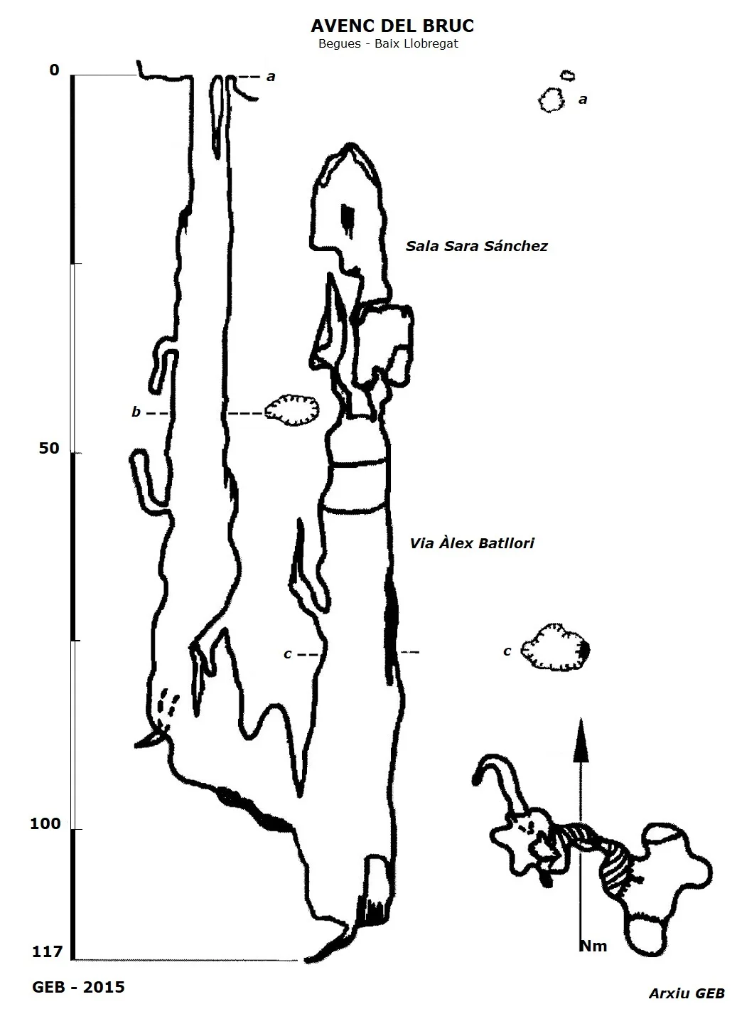 Topographie de BRUC, AVENC DEL