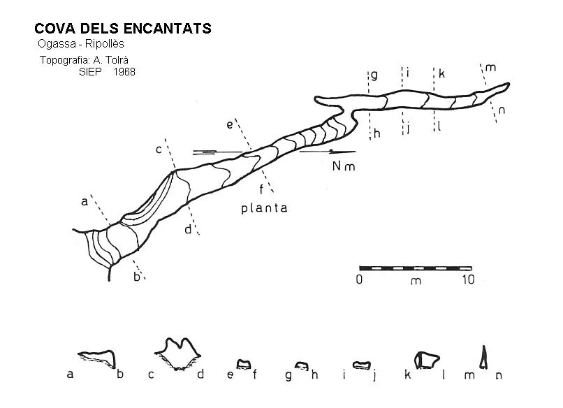 Topografia de ENCANTATS, COVA DELS