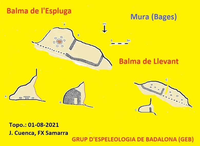 Topografia de ESPLUGA, BALMA DE L'
