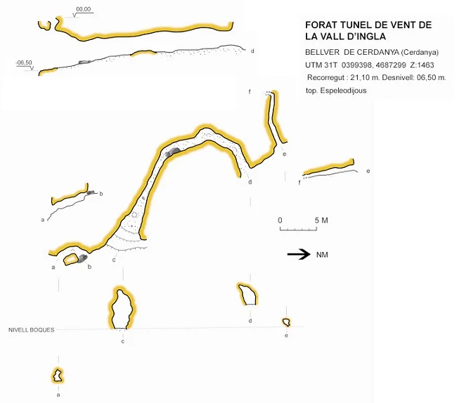 Survey of VENT D'INGLA, TÚNEL DE