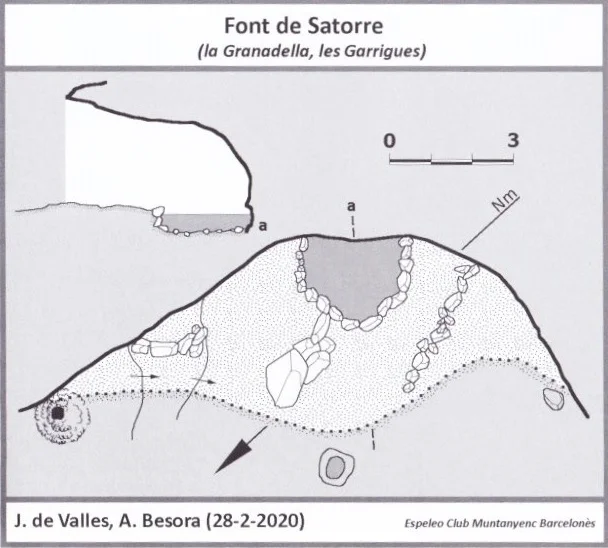 Topographie de SATORRE, FONT DE