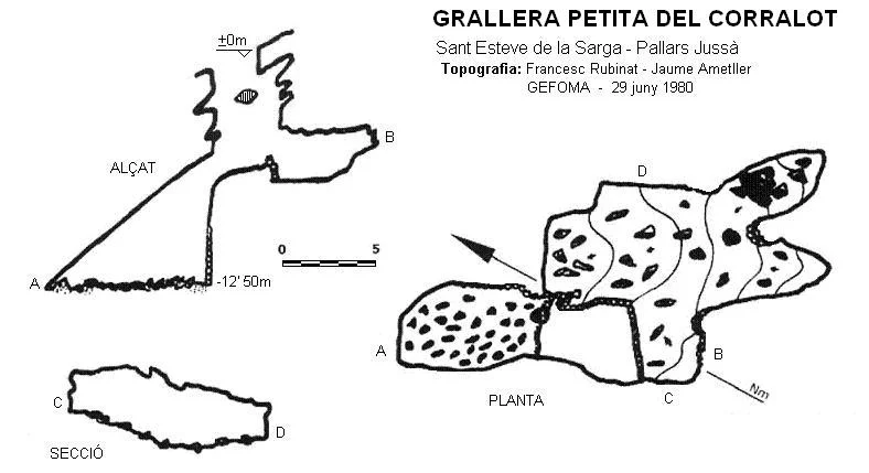 Survey of CORRALOT, GRALLERA PETITA DEL