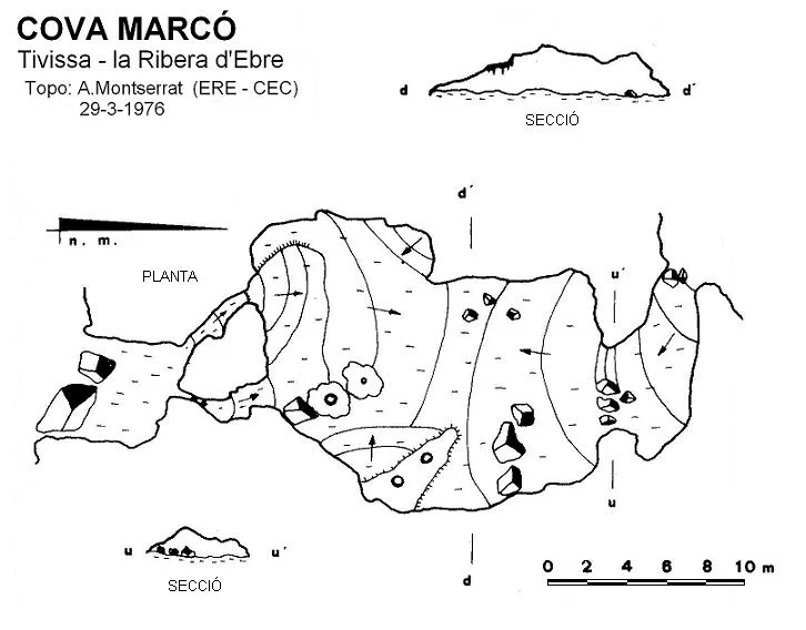 Topografía de MARCÓ, COVA