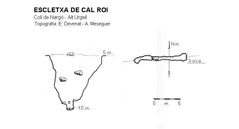 Topografia de CAL ROI, ESCLETXA DE