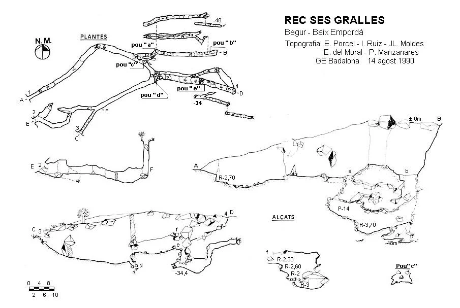 Topographie de GRALLES, REC SES
