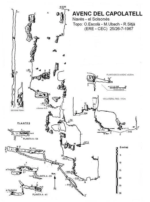Topographie de CAPOLATELL, AVENC Nº 1 DEL