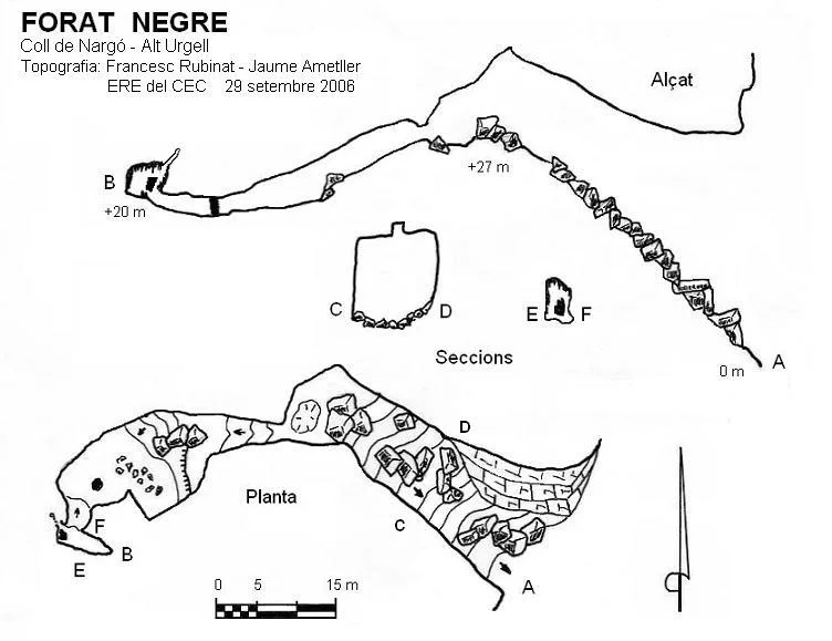 Topographie de NEGRE DE BÓIXOLS, FORAT