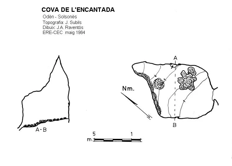 Topographie de ENCANTADA, COVA DE L'