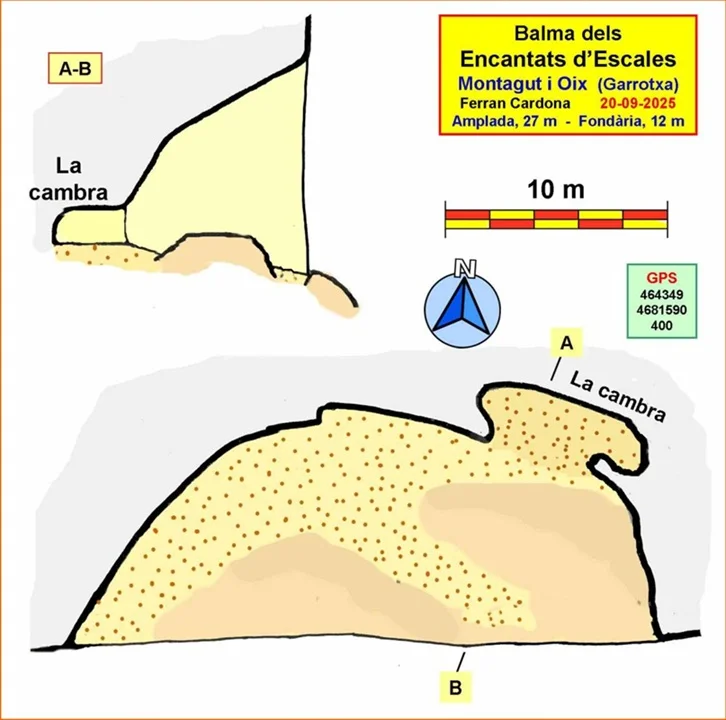 Topografia de ENCANTATS D'ESCALES, BALMA DELS