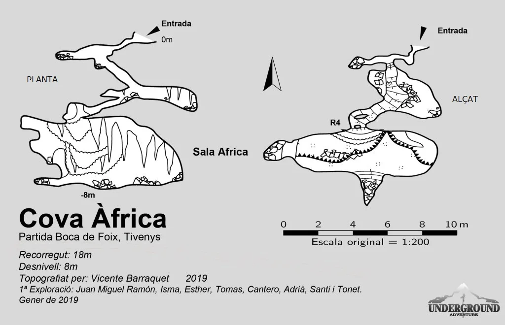 Topografía de ÀFRICA, COVA