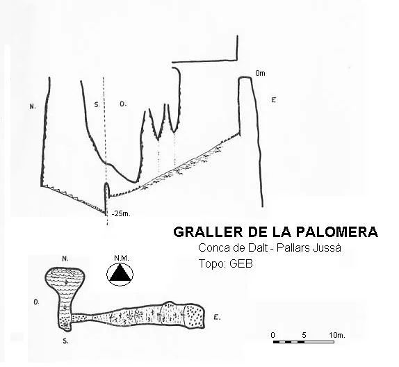 Topografia de PALOMERA, GRALLER DE LA