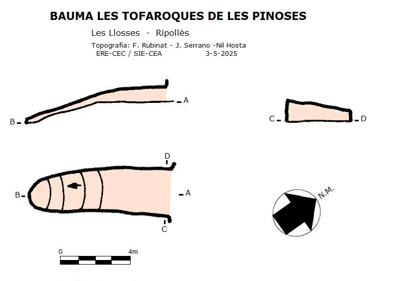 Survey of TOFAROQUES DE LES PINOSES, BAUMA LES