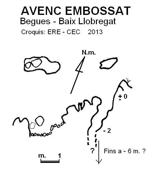 Topografía de EMBOSSAT, AVENC