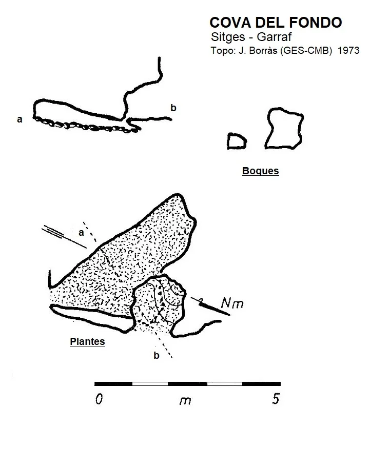 Topografía de FONDO, COVA DEL