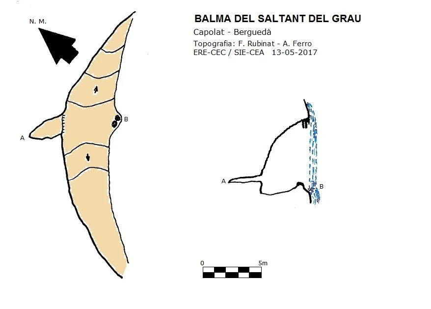 Topografía de SALTANT DEL GRAU, BALMA DEL