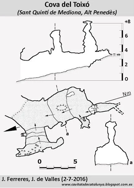 Topografia de TOIXÓ, COVA DEL