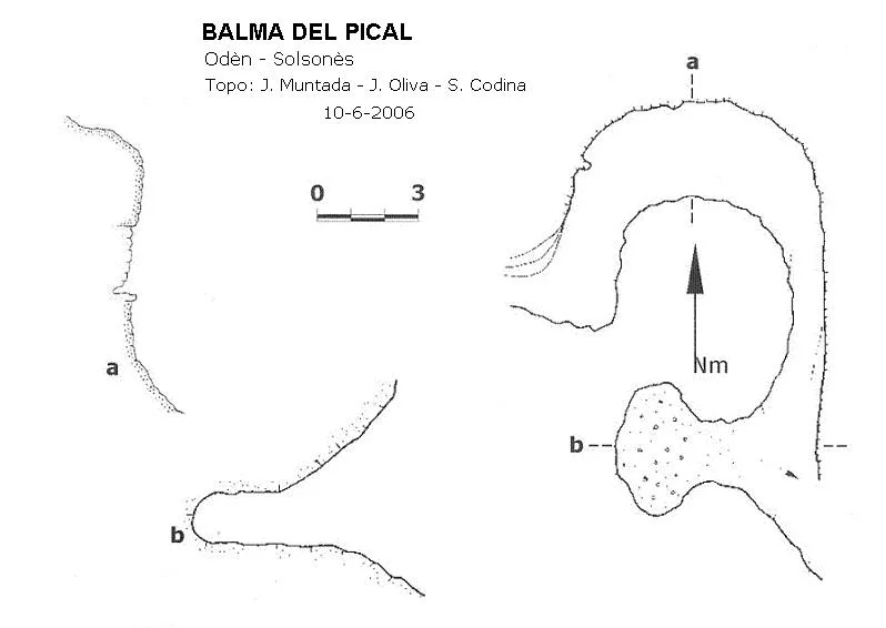 Topographie de PICAL, BALMA DEL