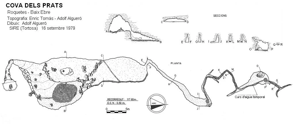 Topografia de PRATS, COVA DELS